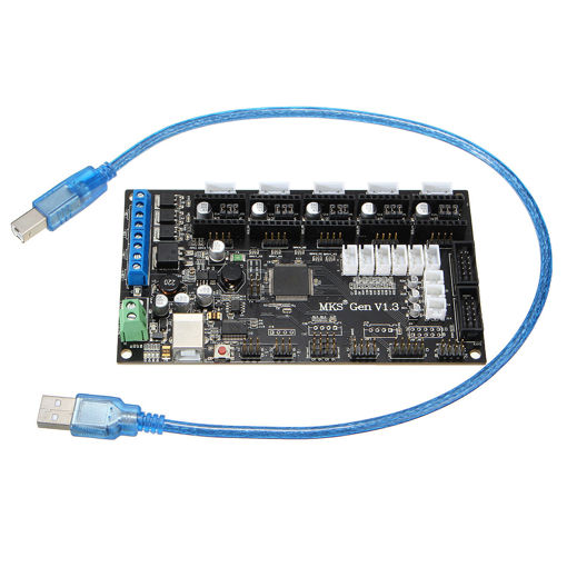 Picture of MKS Gen V1.3 Controller Board With USB Cable For 3D Printer