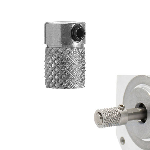 Picture of 10Pcs 12*8mm Ultimaker2 Stainless Steel Original Extrusion Wheel Knurled Wheel for 3D Printer