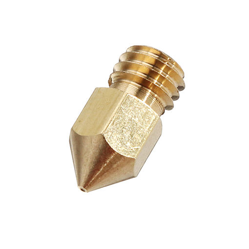 Picture of 100pcs Creality 3D 0.4mm Copper M6 Thread Extruder Nozzle For 3D Printer