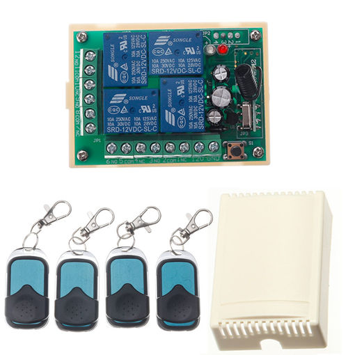 Immagine di HCS301 433MHz Rolling Code Remote Control Switch Wireless Power Supply Relay Receiver Module