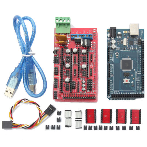 Picture of RAMPS 1.4 + Mega2560 R3+ A4988 Optical Endstop 3D Printer Mainboard