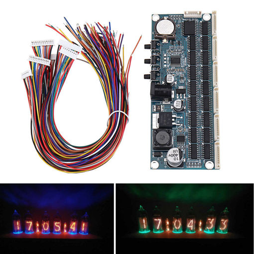 Immagine di DIY IN14 QS30 IN12 Nixie Tube PCBA Module Motherboard For Glow Tube Digital Clock No Tubes