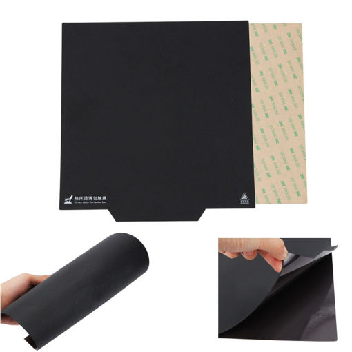 Immagine di 310*310mm Flexible Soft Magnetic Heated Bed Sticker With Back Glue For CR-10/CR-10S 3D Printer