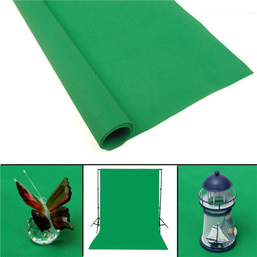 Picture of 5x10FT 3x1.6m Vinyl Green Retro Wall Photography Backdrop Background Studio Props
