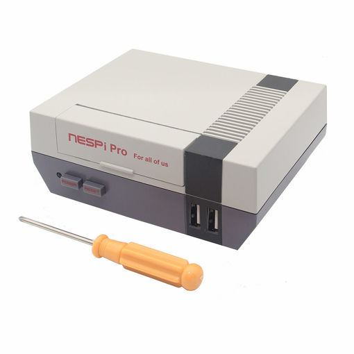 Immagine di NESPi Pro FC Style NES Case With RTC Function For Raspberry Pi 3 Model B+ / 3B / 2B / B+ / A+