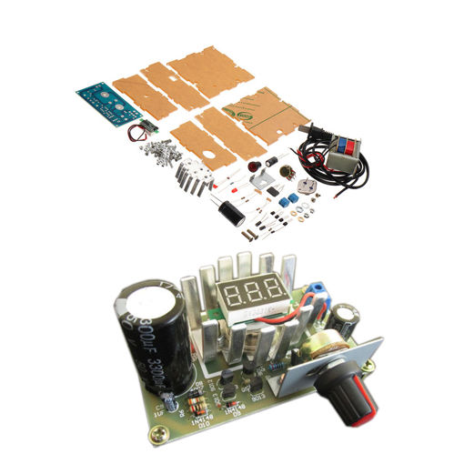 Immagine di DIY 3DD15 Adjustable Regulated Power Supply Module Kit Output Short Circuit Protection Series