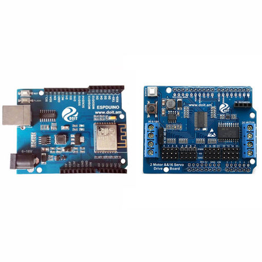 Picture of ESPduino Development Board Compatible With WiFi For Control 2 Channel Motor + 16 Channel Servo Expansion Board
