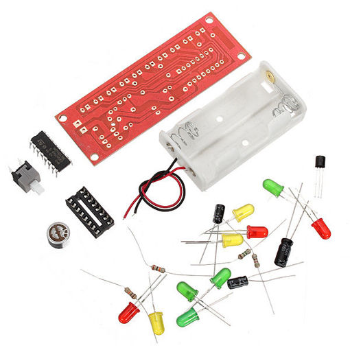 Immagine di 10Pcs CD4017 Light Water Voice Control Water Lamp Electronic DIY Kit