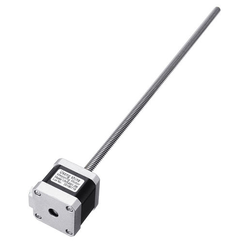 Picture of 17HS4401-300 Nema17 Stepper Motor With Stainless Steel 8mm 300mm Lead Screw