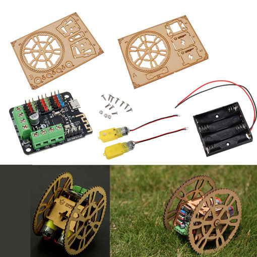 Immagine di DFRobot FlameWheel Remote Control Smart Robot DIY Kit for Arduino Support iOS App