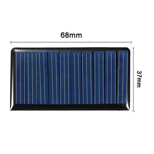 Immagine di Portable Mini 5V 60mA 0.3W Solar Epoxy Panel