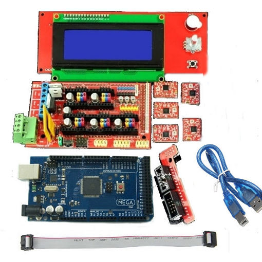 Picture of LCD2004 2560 R3 Control A4988 Driver RAMPS 1.4 Control Board Kit For 3D Printer