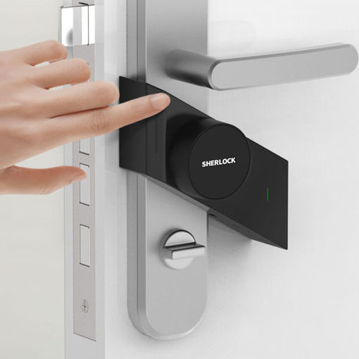 Picture of Xiaomi Mijia Sherlock M1 Intelligent Stick Lock Non-dismantling Smart Door Lock Keyless Fingerprint