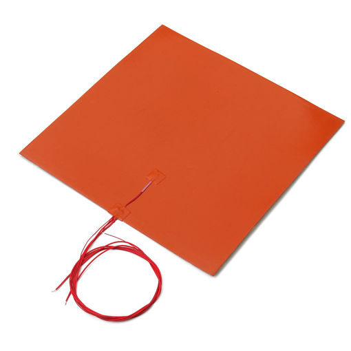 Immagine di 1400w 240V 400*400mm Silicone Heater Bed Pad For 3D Printer Without Hole