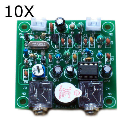 Picture of 10Pcs DIY QRP Pixie CW Receiver Transmitter Kit 7.023MHz Telegraph Shortwave Radio