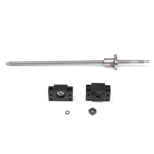 Immagine di 12mm SFU1204 Ball Screw Length 400mm With Ball Nut And BF/BK10 End Support