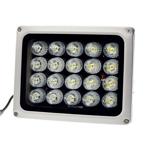 Immagine di 12V 20Pcs IR LEDs Array Illuminator Infrared Lamp IP65 850nm Waterproof Night Vision for CCTV Camera