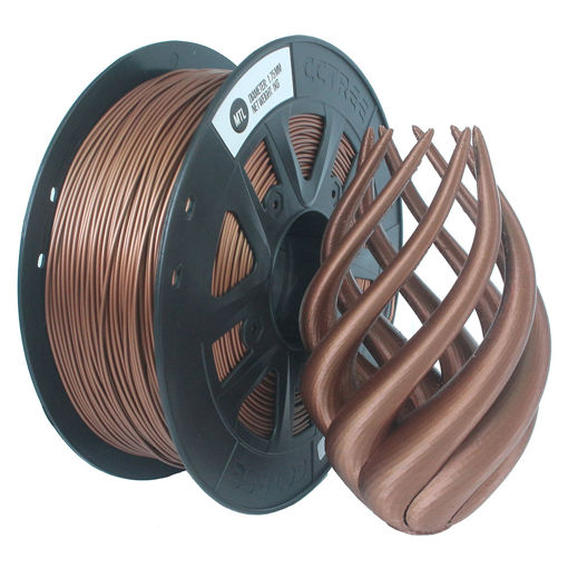 Immagine di CCTREE 1.75mm 1KG/Roll Metal Bronze/Copper Filled Filament