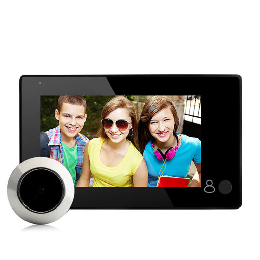 Immagine di 4.3 inch TFT LCD Screen 150 Degree Home Security Doorbell Digital Photo Peephole Door Eye Viewer
