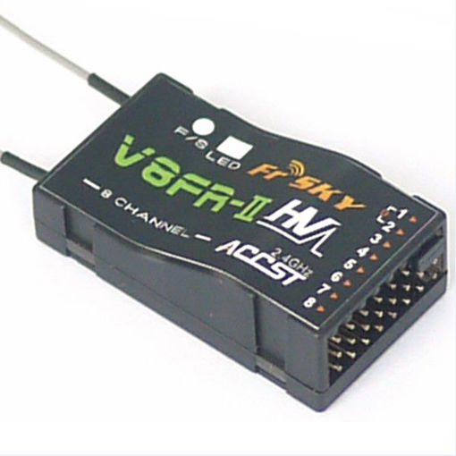 Picture of FrSky V8FR-II 2.4G 8CH Receiver HV Version for Radio Transmitter