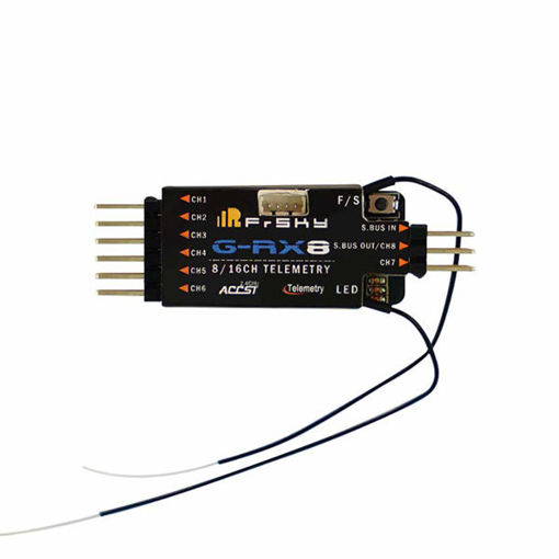 Picture of FrSky G-RX8 2.4GHz 8/16CH ACCST Telemetry Receiver SBUS Output