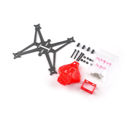 Immagine di Happymodel Sailfly-X Spare Part 105mm Wheelbase Frame Kit w/ Canopy for RC Drone FPV Racing