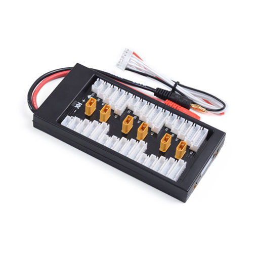 Picture of Amass XT30 Plug 2S-6S 40A Lipo Battery Parallel Charging Board for IMAX B6 UN A6