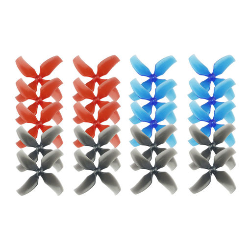 Picture of 10 Pairs KINGKONG/LDARC 1545 40mm 4-blade Propeller 1.0mm Hub for TINY 7 7X Snapper7 Mobula7 TRASHCAN RC Drone
