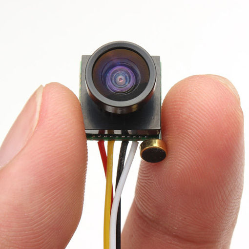 Picture of 600TVL 1/4 1.8mm CMOS FPV 170 Degree Wide Angle Lens Camera PAL/NTSC 3.7-5V for RC Drone FPV Racing