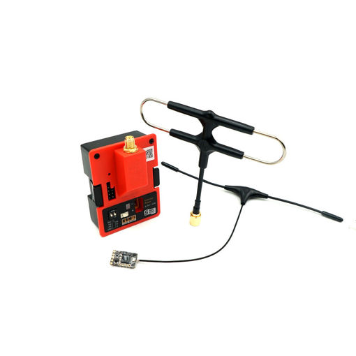 Picture of FrSky R9M 2019 900MHz Long Range Transmitter Module and R9 MM Receiver with Mounted Super 8 and T antenna