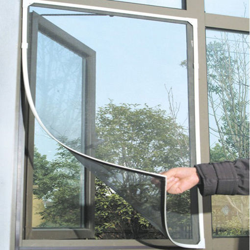 Immagine di Honana WX-318 White Insect Mosquito Door Window Mesh Screen Sticky Nylon Tape Net Window Film
