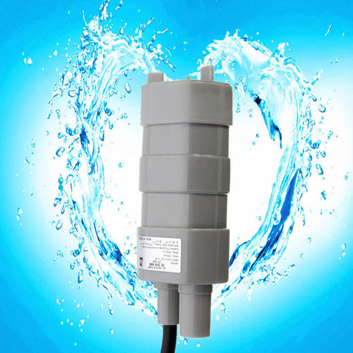 Picture of 12V 5M Pumping Head Mini Submersible Motor Garden Fountain DC Brush Water Pump