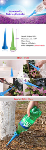 Immagine di 4pcs Garden Watering Drip Control Flower Pot Automatic Irrigation Tools Kit