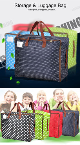 Picture of Honana HN-QB02 Large Storage Bag Fabric Clothes Bag Travel camping Bag Waterproof Quilt Organizer