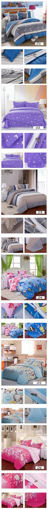 Picture of 3 Or 4pcs Cotton Blend Mix Patterns Paint Printing Bedding Sets Twin Full Queen Size