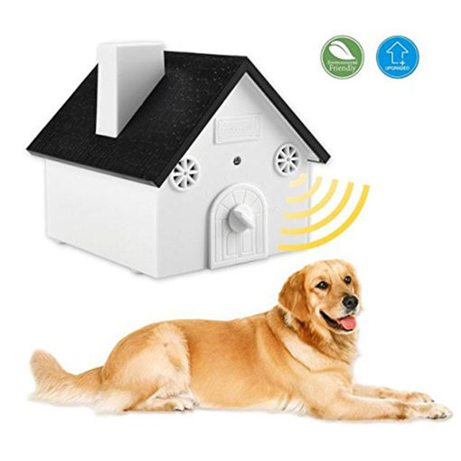 Immagine di Outdoor Ultrasonic Dog Bark Control Anti Barking Device Sonic Bark Deterrents with Hanging Hole