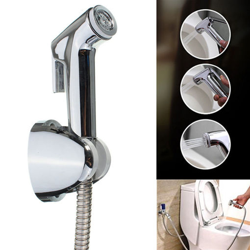 Picture of Multifunction Handheld Toilet Spray Bidet Bathroom Sprayer Wall Mounted Shower Head Set