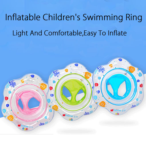 Picture of Baby Kids Swim Ring Inflatable Infant Float Swimming Pool Water Seat Safety Ring