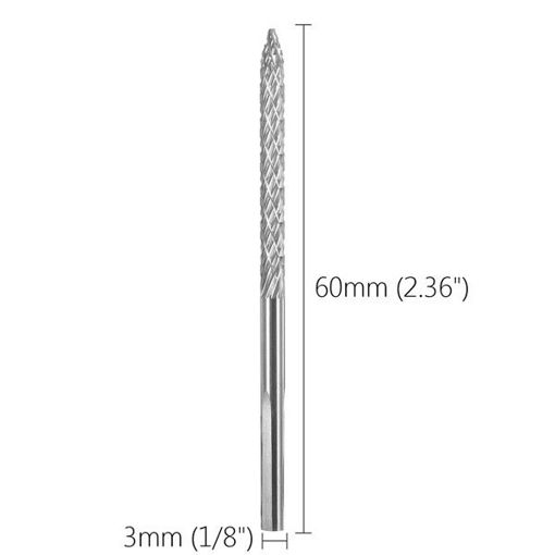 Picture of Tire Repair Drill Reamer 3mm Drill Bit 60mm Length High Carbide Cutting Tool