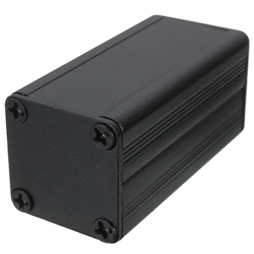 Immagine di Black Extruded Aluminum Project Box Electronic Enclosure Case DIY 50*25*25MM