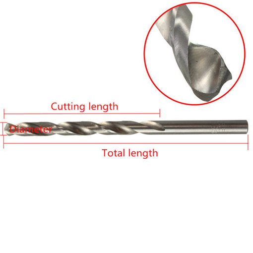 Picture of HSS Twist Drill Bit 1mm-10.2mm Auger Bit straight Shank For Electrical Drill