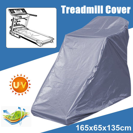 Picture of 165x65x135cm Waterproof Treadmill Cover Running Jogging Machine Dust Shelter Protection 