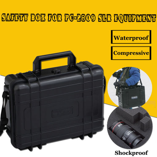 Picture of 274*218*93mm Waterproof Equipment SLR Compression Moistureproof ABS Safe Box
