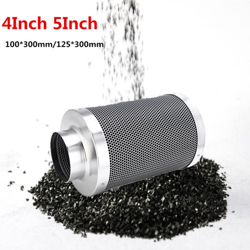 Picture of 4/5 Inch Carbon Filter Hydroponics Activated Carbon Filter Charcoal Indoor Plant Air Exhaust