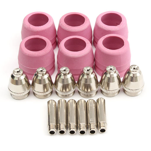 Picture of 18 Consumables For Plasma Cutter AG60/SG55 Pilot Arc Welding Torch Tools