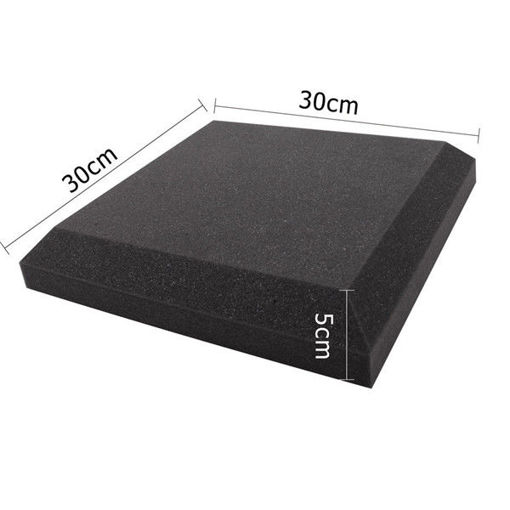Picture of 10pcs Sound Insulation Cotton 300x300x50mm Square Absorption Studio Foam