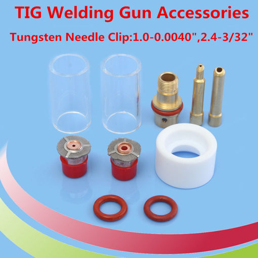 Immagine di TIG Welding Gun Accessories Copper Mouth Glass Cover For WP-17/18/26 Series