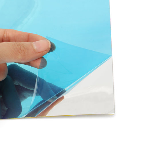 Picture of 40Pcs Mirror PVC Wall Square Stickers Decor Self-adhesive Decoration 15*15cm